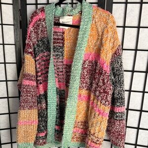 Woman’s M cardigan.  Multicolor